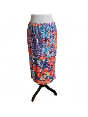 Nordstrom  patchwork summer floral skirt. NWT size large